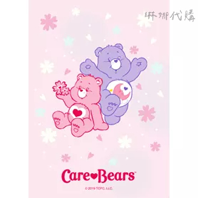 Care Bears - Sweet Sakura Bear - 彩虹熊熊 LINE 主題桌布