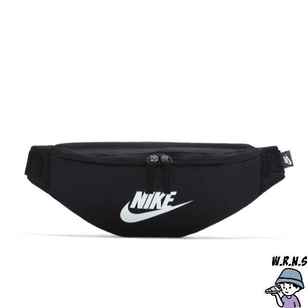 【Rennes 】Nike 腰包 斜背包 側背包 雙拉鍊 黑DB0490-010