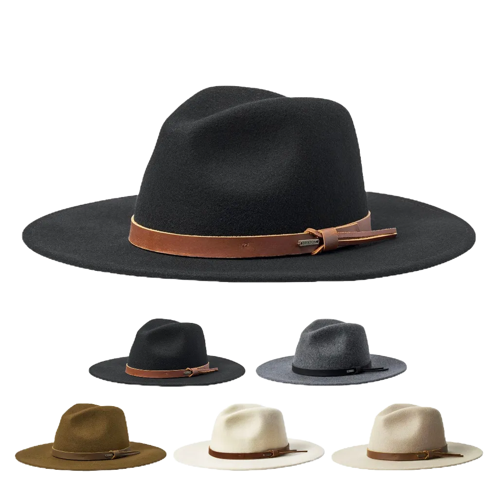 BRIXTON FIELD PROPER HAT 大邊紳士帽 羊毛 反折皮帶 多色 紳士帽 羊毛紳士帽【TCC】