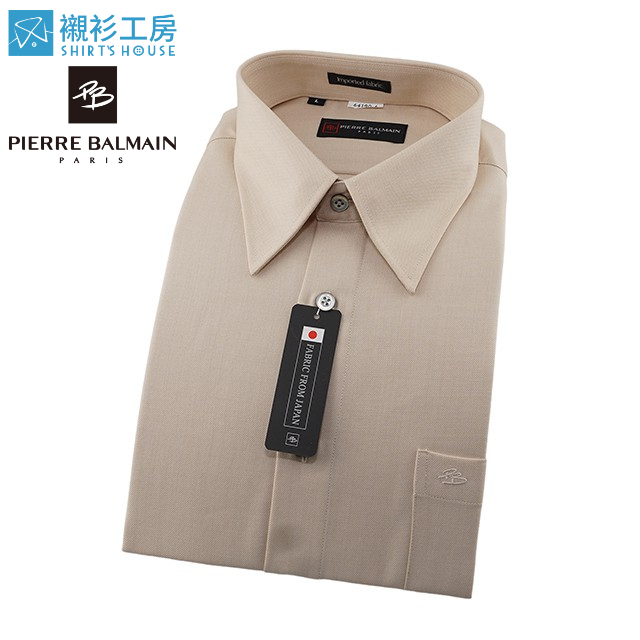 皮爾帕門pb米色素面、保暖厚料、寬鬆版下擺齊支可當襯衫外套64190-06-襯衫工房