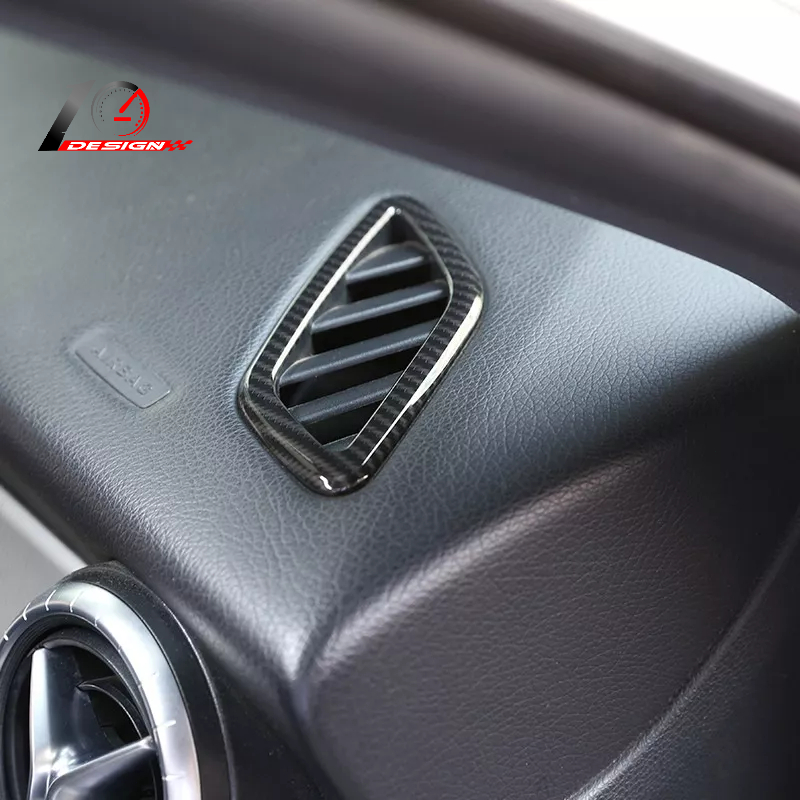 適用於賓士 Benz CLA GLA Class W117 X156 碳纖維風格ABS儀錶板空調通風口飾件