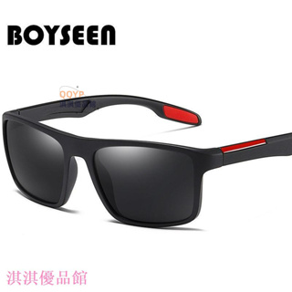 淇淇優品館熱賣 墨鏡 BOYSEEN TR90方形偏光太陽鏡男士駕駛墨鏡UV400戶外運動眼鏡P0101