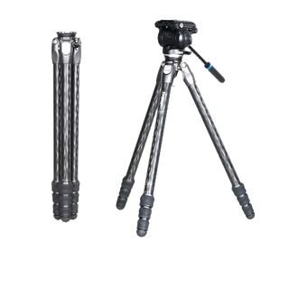 BENRO 百諾 TTOR24CLVS4PRO 玄武系列 油壓雲臺碳纖維三腳架套組 承重4kg 相機專家 勝興公司貨