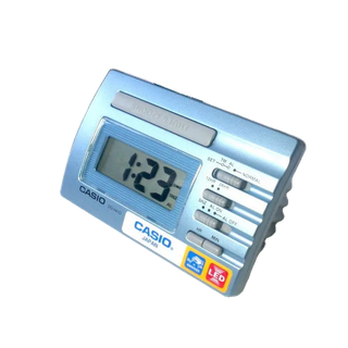 CASIO電子鬧鐘 貪睡+桌上型+燈光照明 寬底座 可當桌鐘 保證正品臺灣卡西歐公司代理貨 開學價↘】DQ-541D