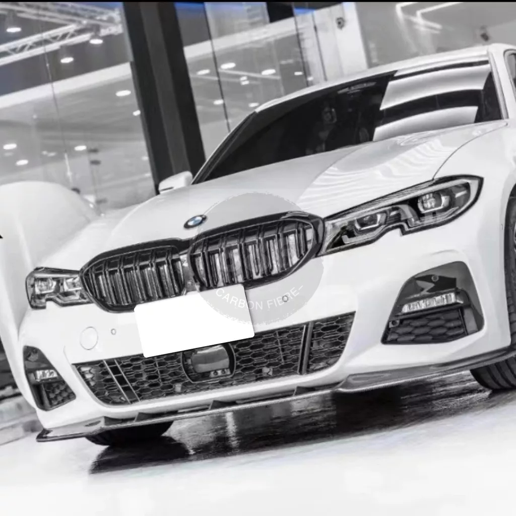 【全台可安裝】適用於BMW 寶馬 新3系 G20改裝高品質碳纖維FD款前下巴 前鏟 卡夢空力套件