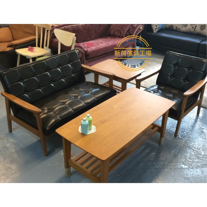 【新荷傢俱工場】 KB X4 獨立筒休閒沙發 兩人座/單人座/茶几/小茶几 房間椅 咖啡椅