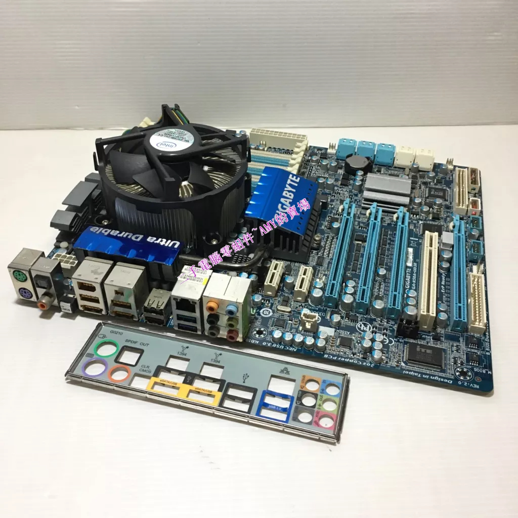【合售】Intel Core i7-980X處理器 + 技嘉GA-X58A-UD3R主機板，LGA1366