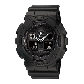 G-SHOCK專賣店 經緯度鐘錶 重型機械感3D立體錶盤 雙顯示時區200米防水防磁 正品公司貨【超低價】GA-100