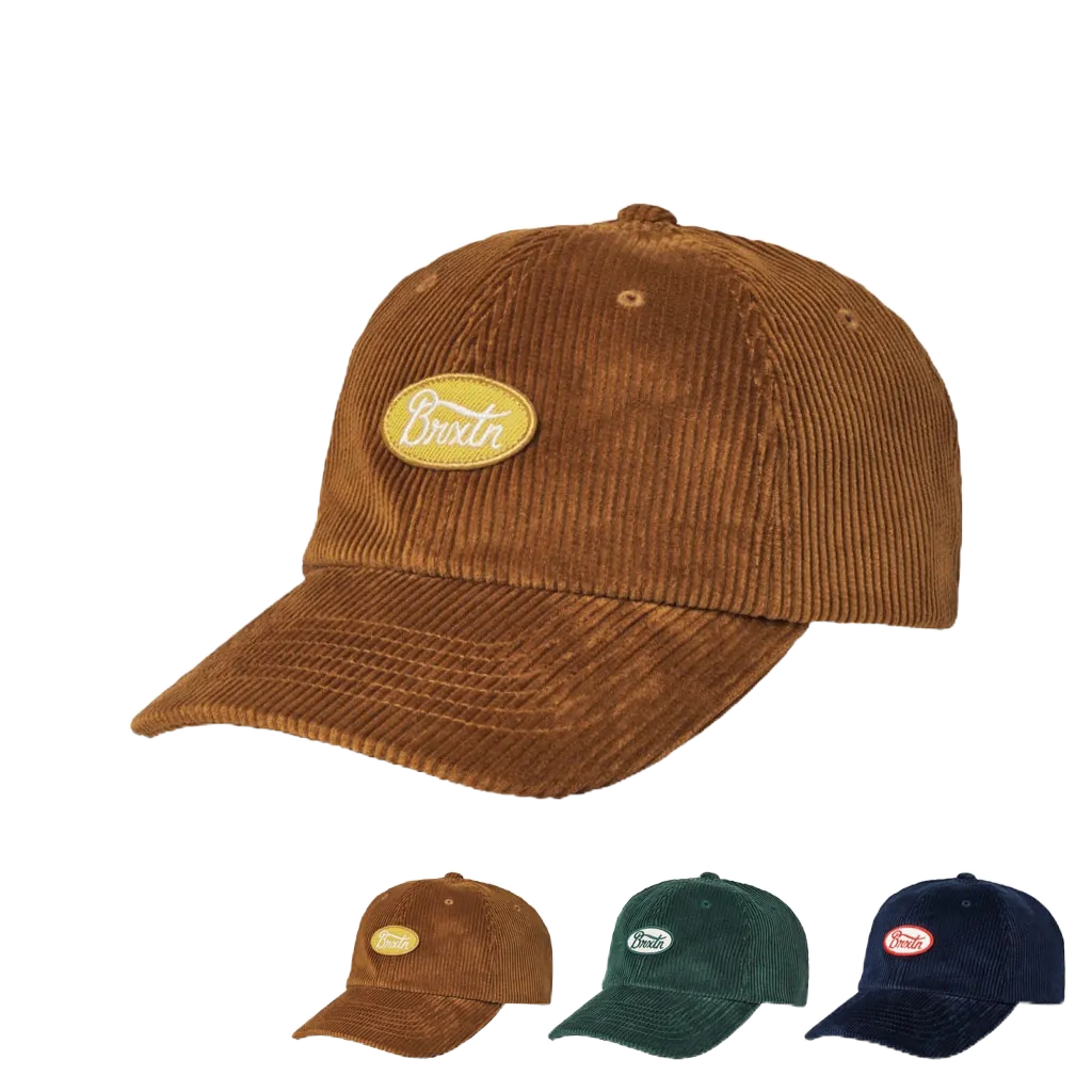 BRIXTON 老帽 PARSONS LP CAP 燈芯絨 布章 多色 棒球帽 老帽 鴨舌帽 【TCC】