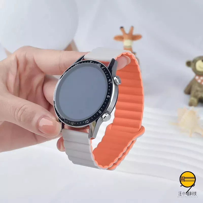 磁吸錶帶 防水錶帶 適用於 三星錶帶 Galaxy Watch 6 5 4錶帶 佳明 小米 20mm 22mm 18mm