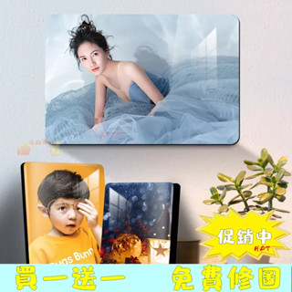 【特惠*熱銷】客製化 水晶相框 擺臺照片 客製diy 生日禮物 洗照片客製 結婚全家福 掛牆上高階 裝飾畫 女生閨蜜