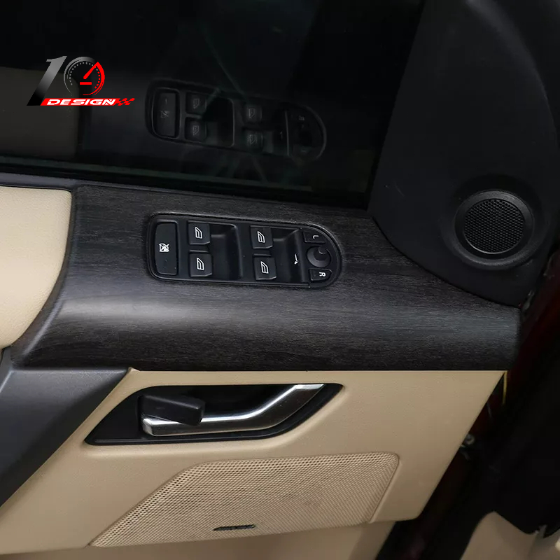 Land Rover Freelander2 12-15ABS 橡木木紋 汽車車門車窗升降按鈕面板蓋貼