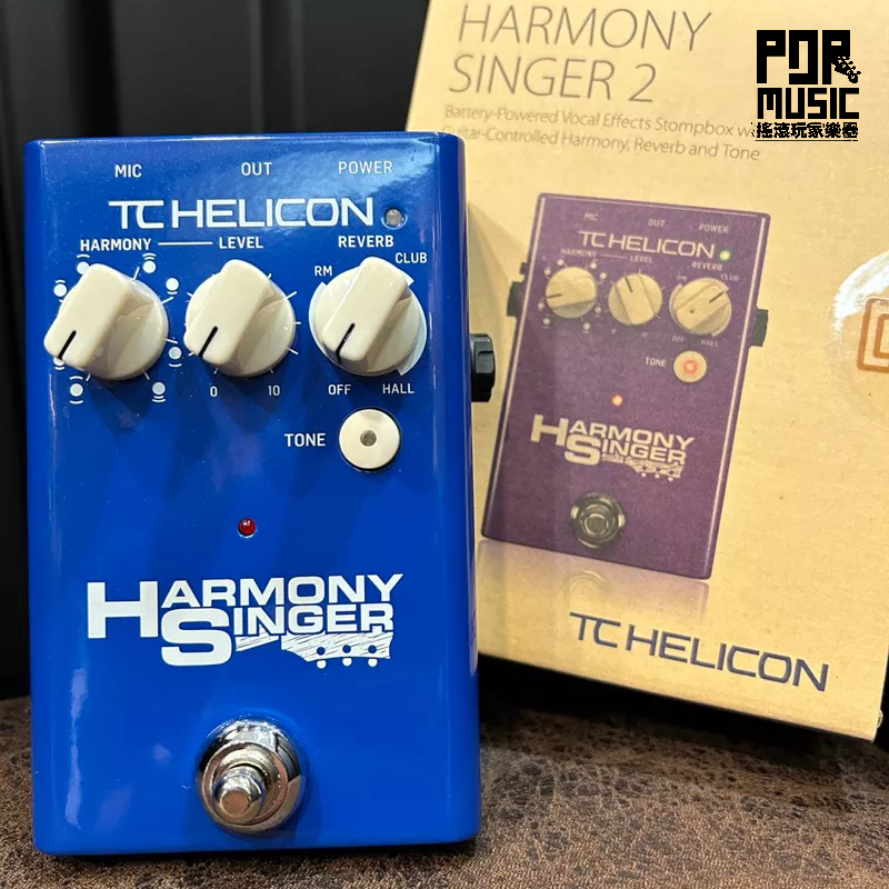 【搖滾玩家樂器】全新  第二代 TC HELICON HARMONY SINGER 2人聲 合聲 效果器