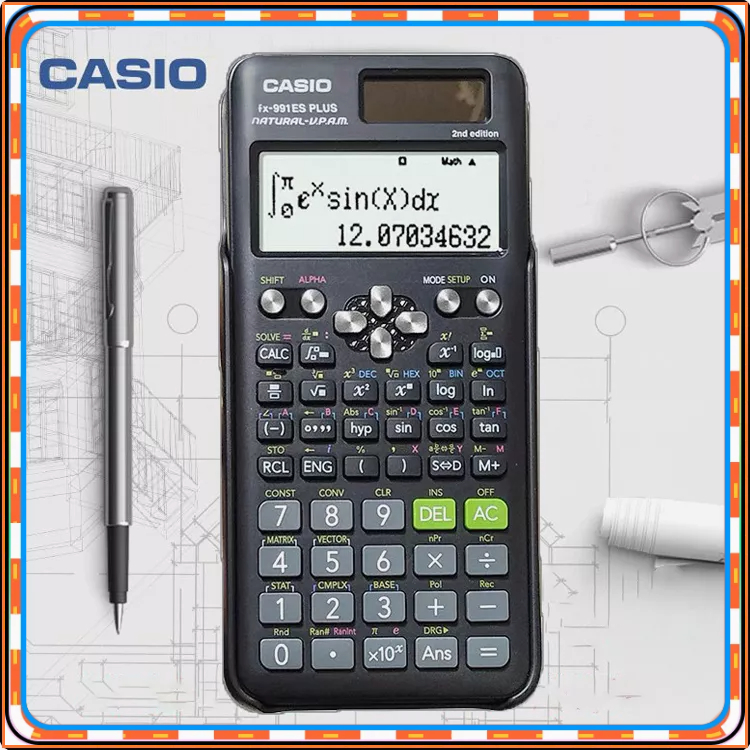 【當天出貨】計算機 工程計算機 CASIO fx-991ES計算機 卡西歐計算機   太陽能計算機  II代國家考試專用