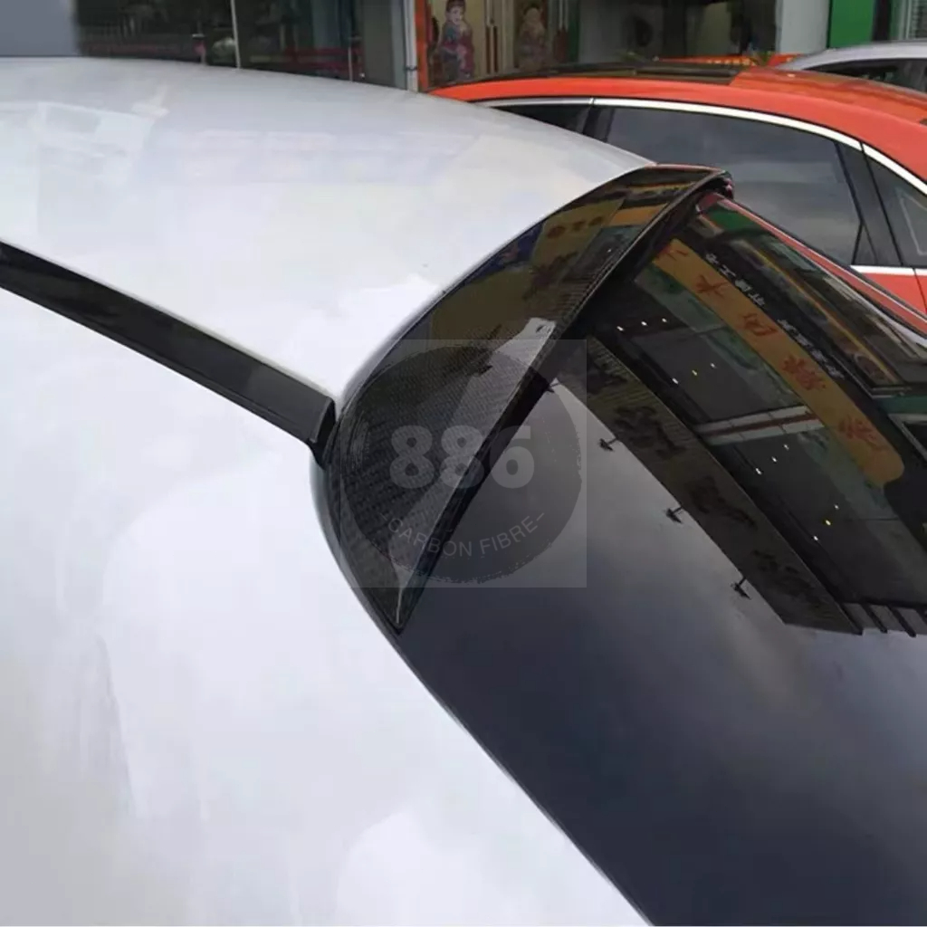 【全台可安裝】適用於BENZ 賓士C級 W205 四門 改裝高品質碳纖維頂翼 尾翼 擾流板 卡夢空力套件