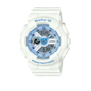 BABY-G專賣店 經緯度鐘錶 黑金+白玫瑰金/粉彩色系日系雜誌廣告指定款 保證正品附保固卡【↘驚爆價】BA-110BE