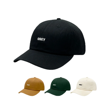 OBEY 鴨舌帽 OBEY CAP BOLD TWILL 6 PANEL 多色 老帽 棒球帽【TCC】