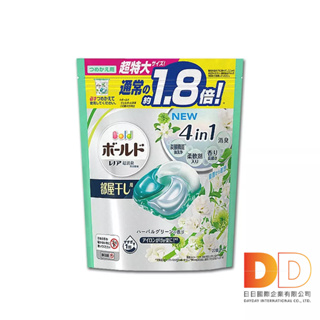 日本 P&G Bold 洗衣球 植萃花香 22顆 炭酸 機能4合1 強洗淨 2倍 消臭 柔軟 香氛 洗衣凝膠球 洗衣膠囊