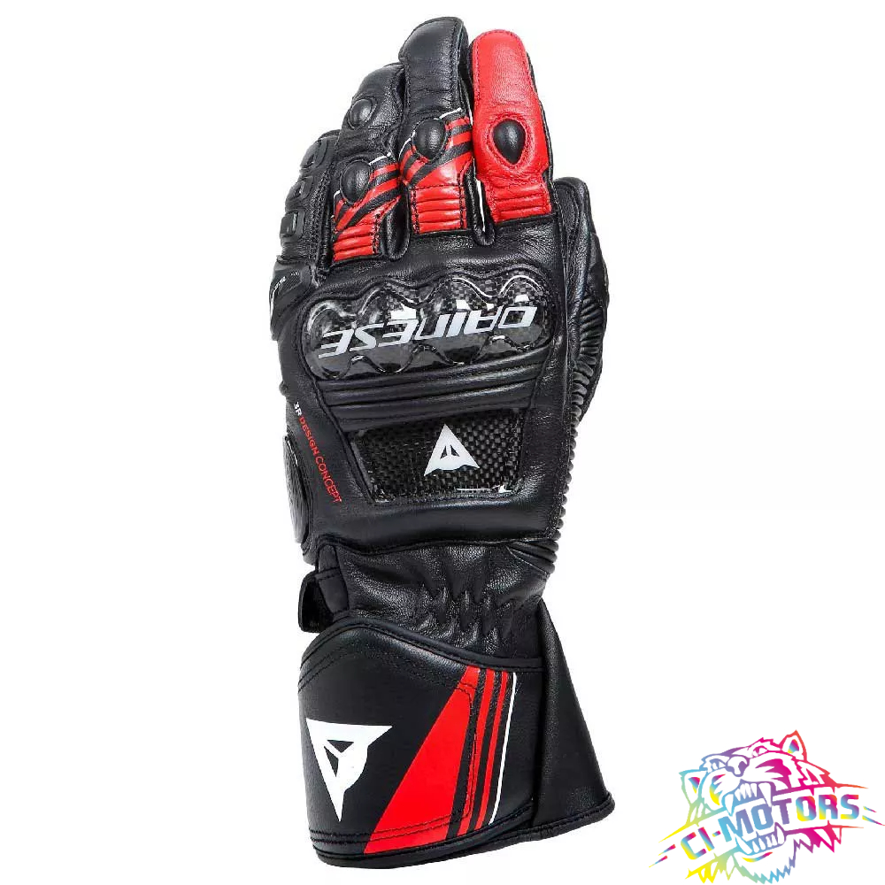 [CI-MOTORS] Dainese Druid 4 黑紅色 碳纖維護具 手套