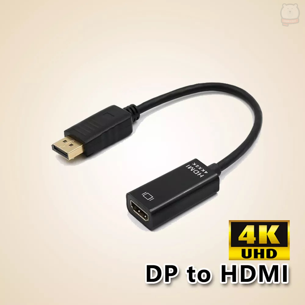 [現貨] 4K DisplayPort(公)轉 HDMI(母)轉接線(15公分) DP to HDMI