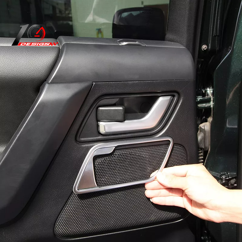 Land Rover Freelander2 07-2016 ABS鉻/黑色汽車內飾內側門把手框架貼