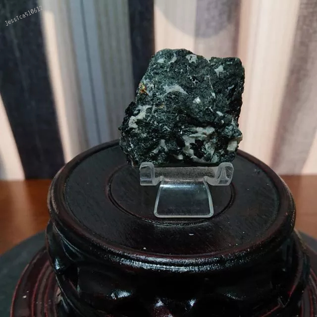 53g 透輝石 +壓克力底座 天然 礦石 J926S 岩石 原石 原礦 水晶 擺件 風水 禮物 教學 標本 收藏