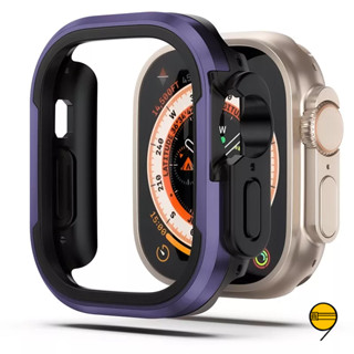 二合一 鋁合金鎧甲 防摔錶殼 適用 Apple Watch 10 9 8 7 6 蘋果手錶保護殼 42mm 46mm