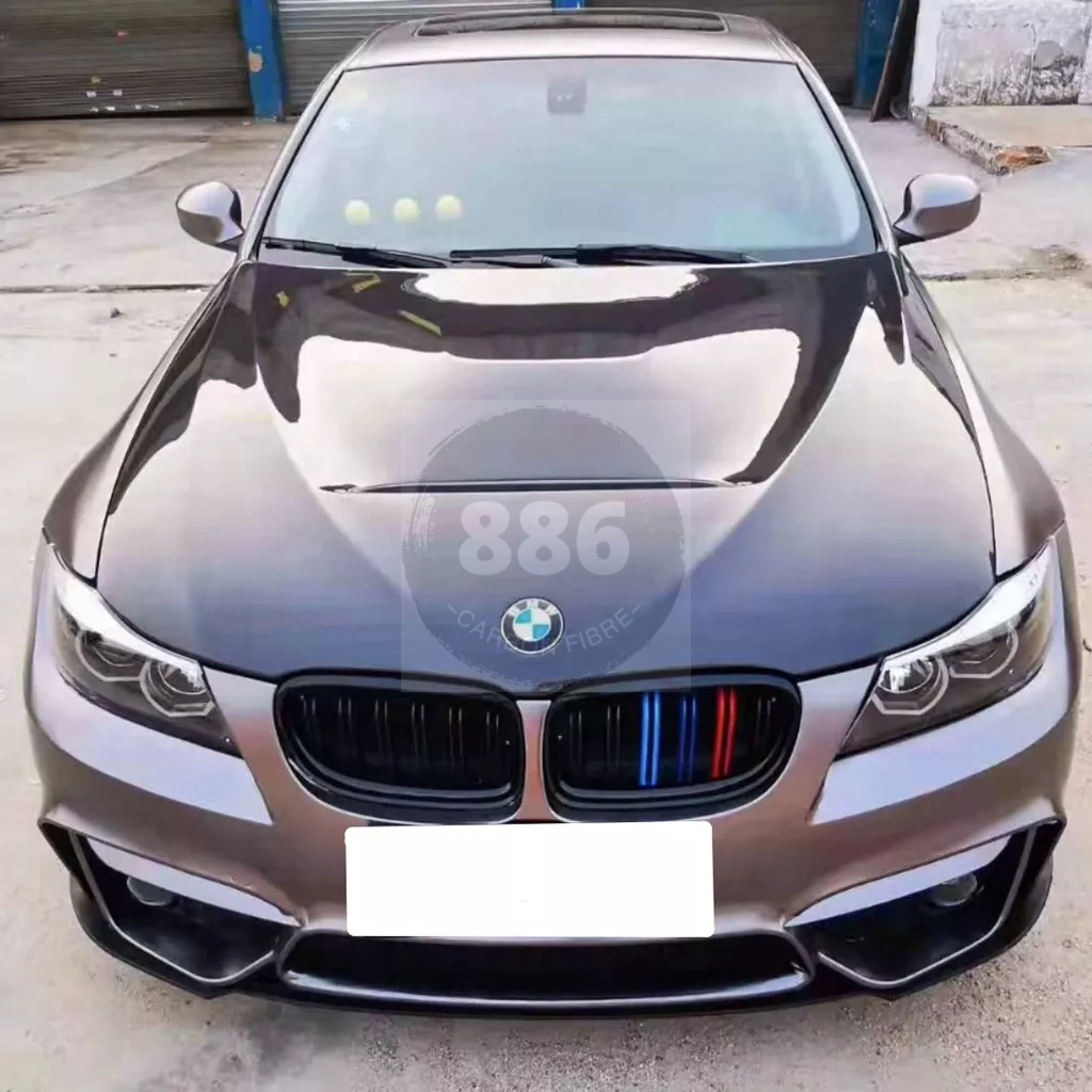 【全台可安裝】適用於BMW 寶馬3系 E90前後期 改裝高品質碳纖維GTS款機蓋 引擎蓋 卡夢套件