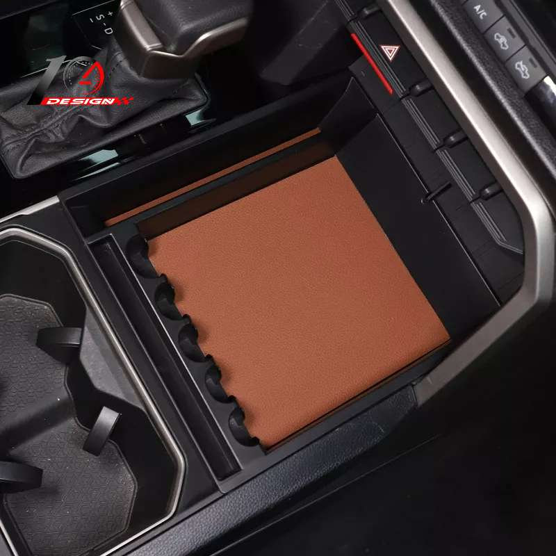 適用於Toyota 豐田 Tundra 皮卡 22-23 ABS 汽車中控儲物槽 車廂儲物盒 手機收納盒