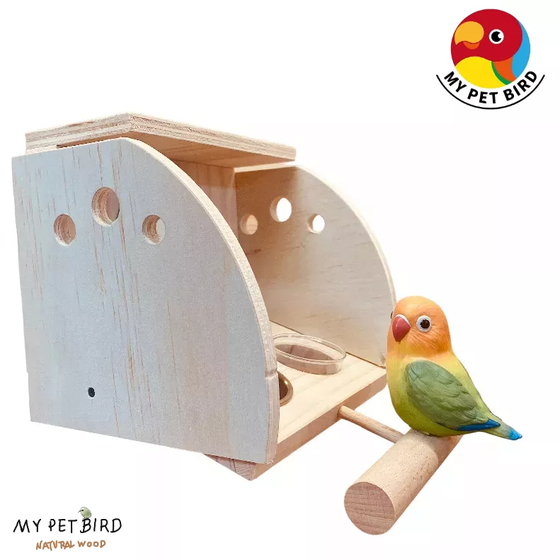 MY PET BIRD 鳥用防潑灑飼料盒 W787