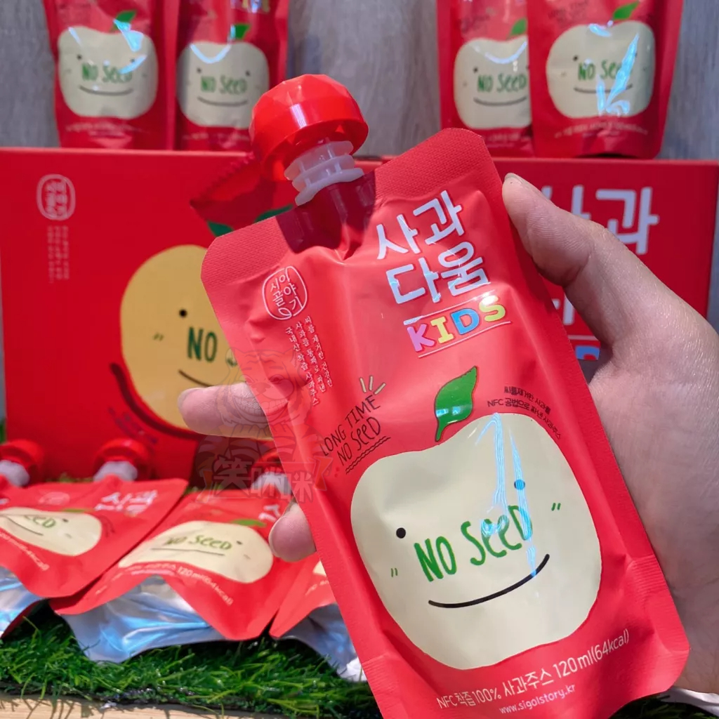 現貨❗零食批發🐯韓國【SIGOLSTORY】100%去籽鮮榨蘋果汁 即飲品 禮盒 每日一顆蘋果 100% 果汁