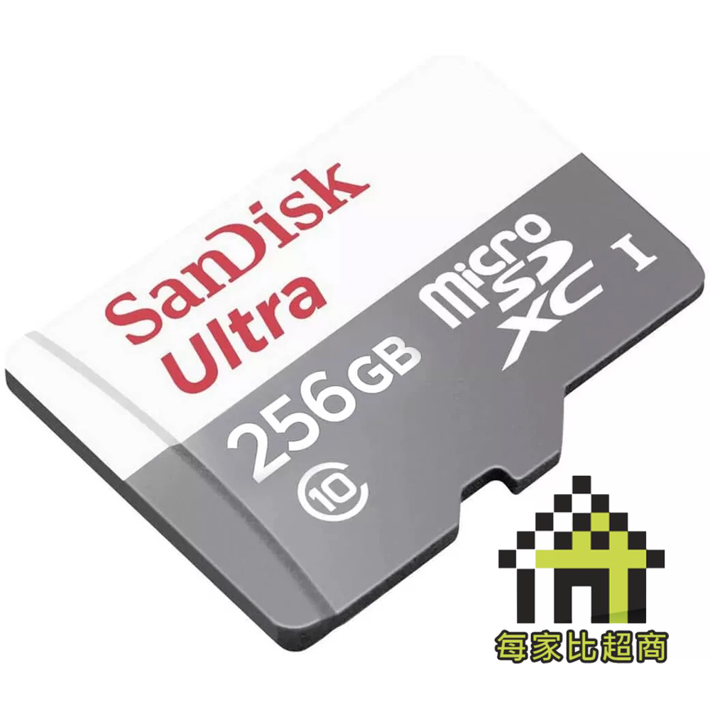 SanDisk Ultra Micro SDXC 256GB 記憶卡 讀取100M 無轉卡 256G〔每家比〕QR256