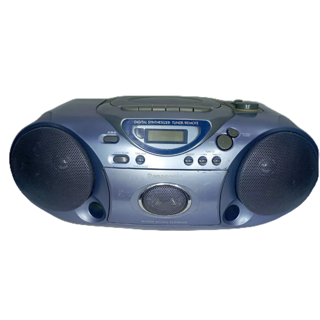 Panasonic國際牌手提 CD/FM/AM/卡帶收錄音機  手提音響 RX-D16 收音機 二手商品