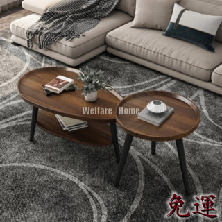 【免運】北歐實木小茶几 創意圓形邊桌 迷你茶几 邊桌 茶几 客廳沙發迷你圓形小邊桌