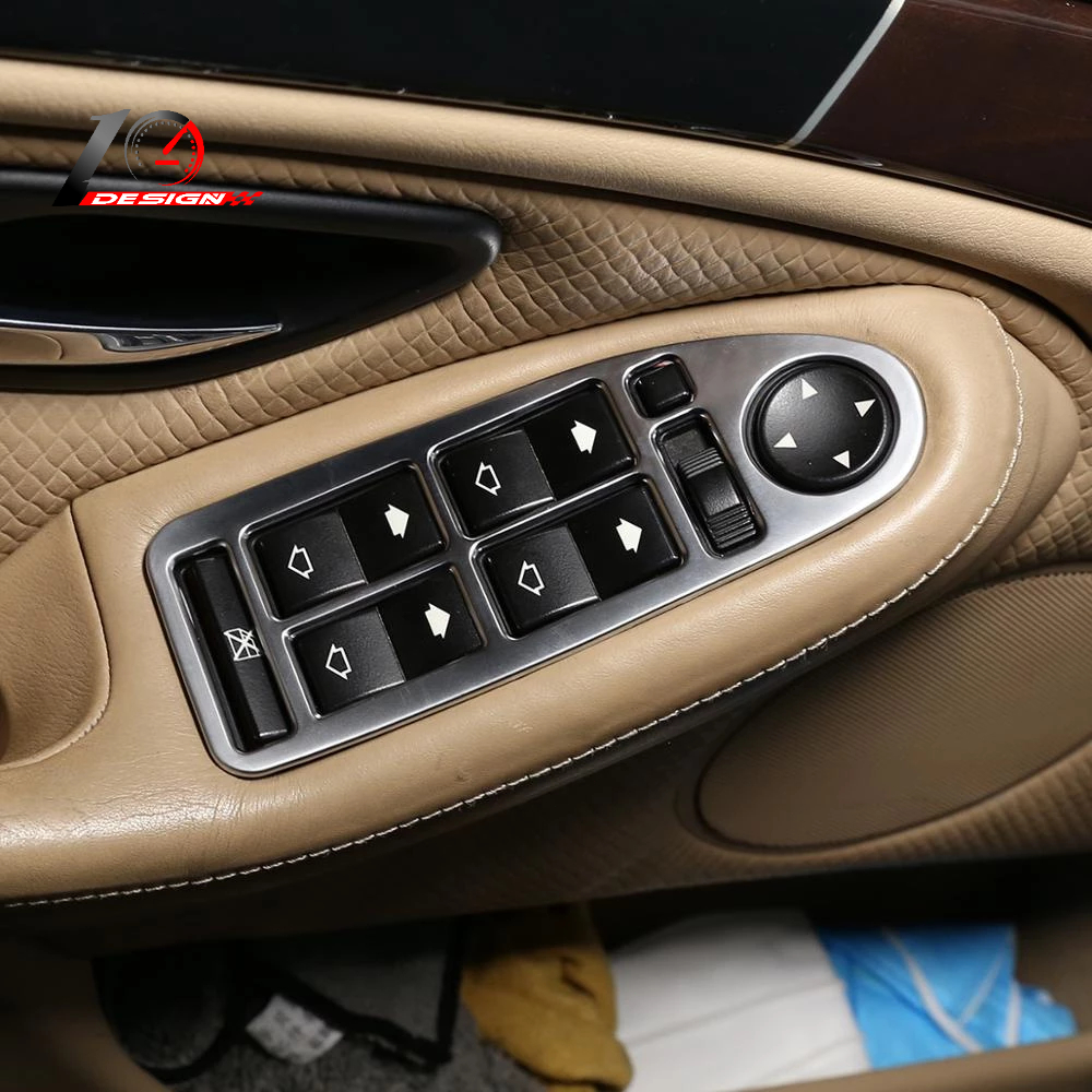 BMW 寶馬 5系 E39 1996-2003 ABS鉻/碳纖維 車窗升降器開關按鈕框架
