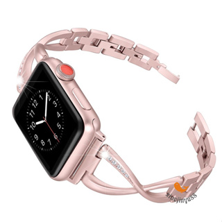 《台灣現貨》鑲鑽女士錶帶適用Apple watch 9 7 8代 5 6代 SE蘋果手錶金屬錶帶 41mm 45mm錶帶