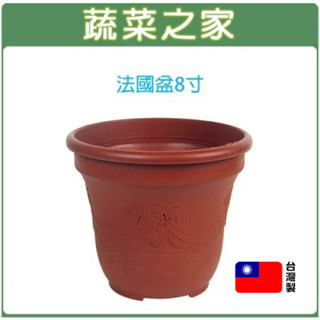 【蔬菜之家滿額免運】法國盆8寸 歐洲盆 花盆 花槽 栽培盆 種植盆 塑膠花盆 蓮花盆 荷花盆