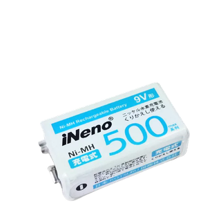 【民權橋科技】iNeno 9V/500max鎳氫充電電池(1入) 9V充電電池 9V電池 方型電池