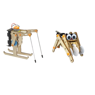 [科普] M327 新竹現貨 繁體彩圖說明書 滑雪機器人 電動爬蟲機器人