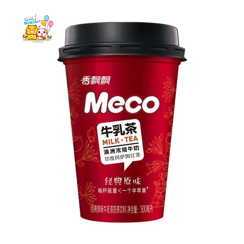 熱銷#     香飄飄Meco   蜜谷牛乳茶  300ml  經典原味  杯裝奶茶