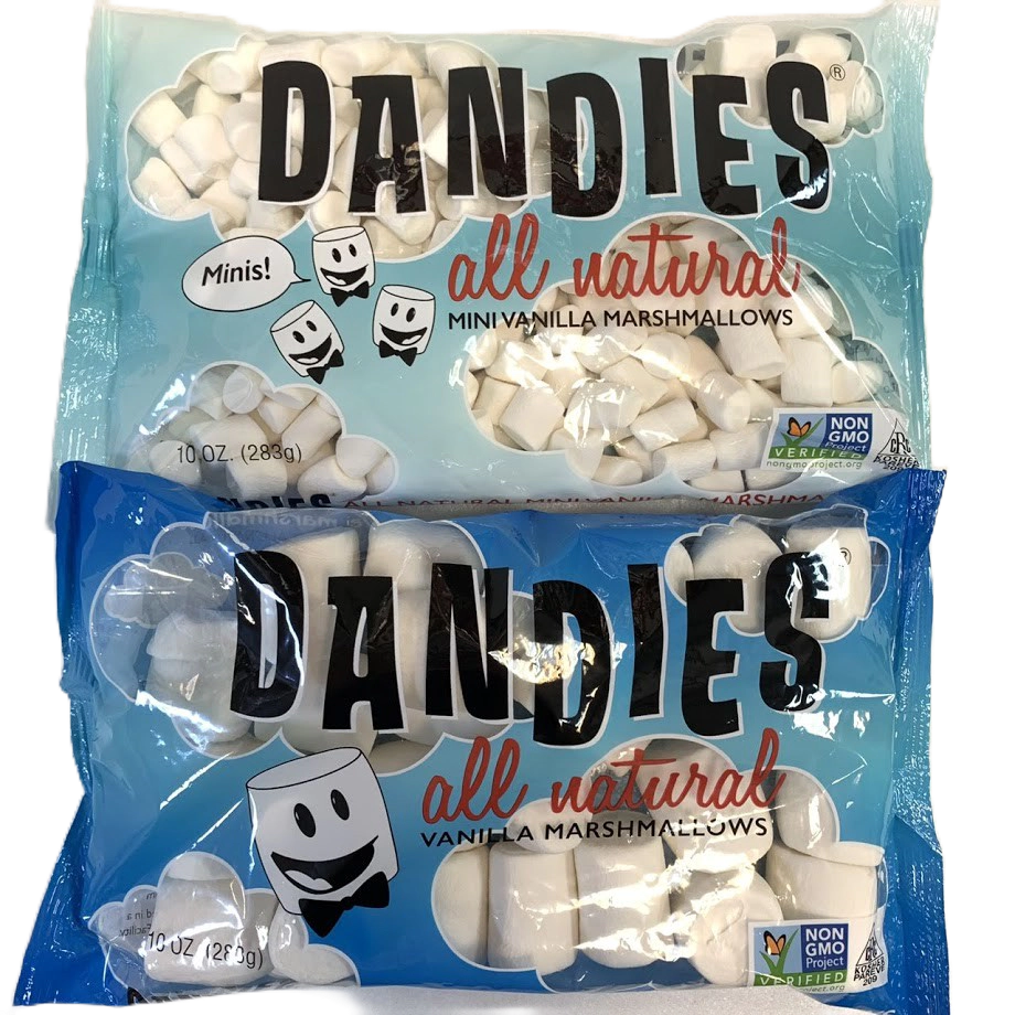 純素棉花糖 DANDIES丹迪斯 香草口味 283g 雪Q餅原料 雪花餅原料 全素 素食 棉花糖  滿額免運 素食者