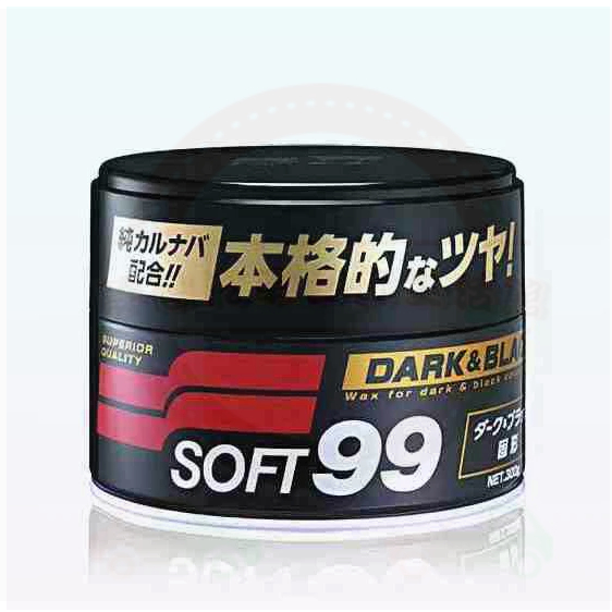 日本SOFT99 高級黑蠟 高級固蠟 W126 天然植物蠟配合高貴氟素所煉成 具潑水性
