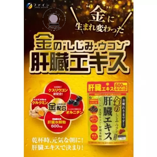 🔮Omegr日本代購├現貨免運┤日本🇯🇵 FINE JAPAN 黃金薑黃萃取精華 90錠