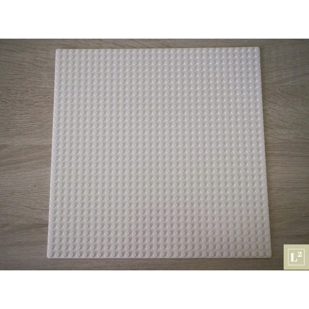 『L²』米白色 32x32 經典 積木 底板 小顆粒 積木底板 場景底板 兼容樂高 積木牆