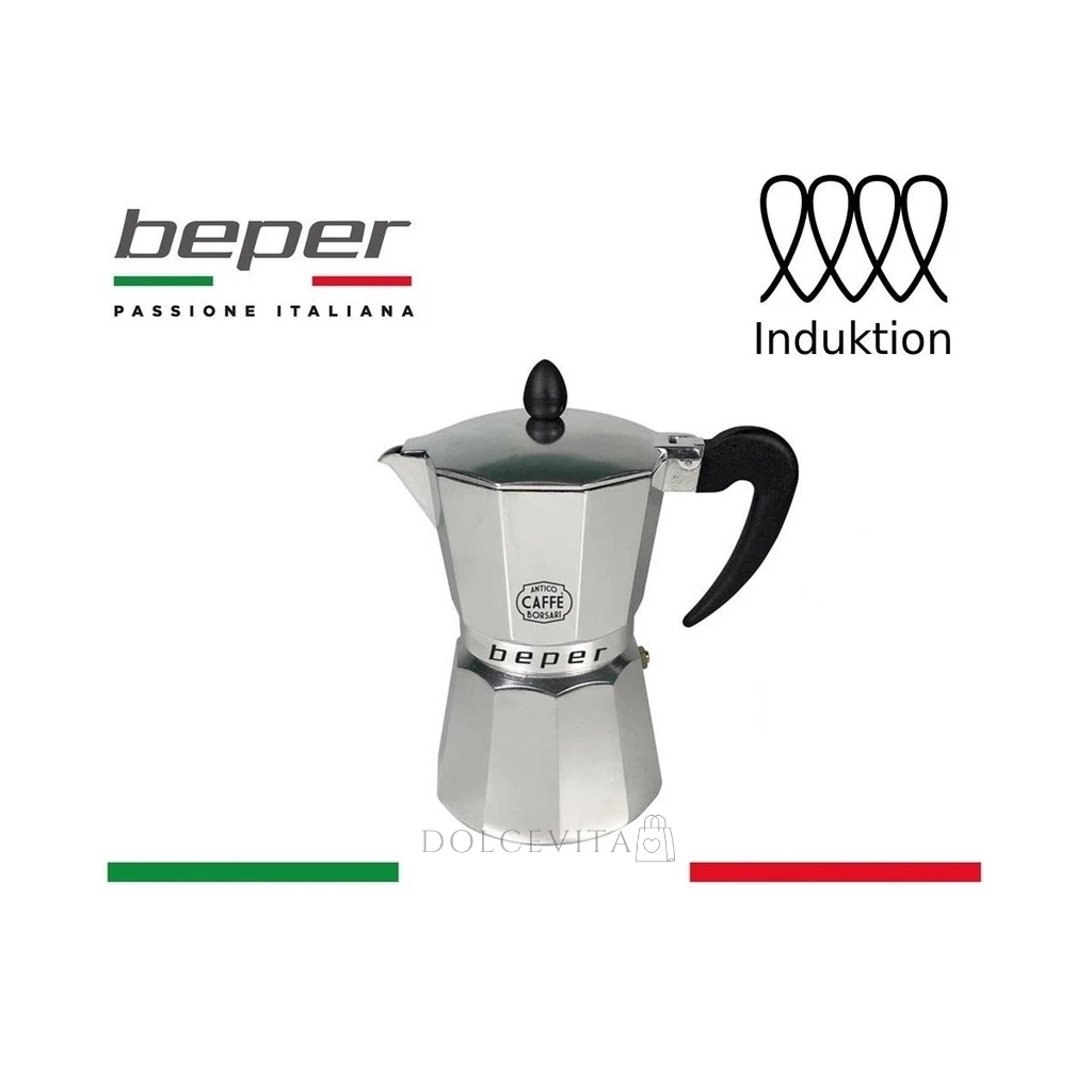 [現貨] 正品 義大利進口 Beper 咖啡壺 摩卡壺 1-3-6 人/杯 義大利家用必備 Moka coffee 鋁製