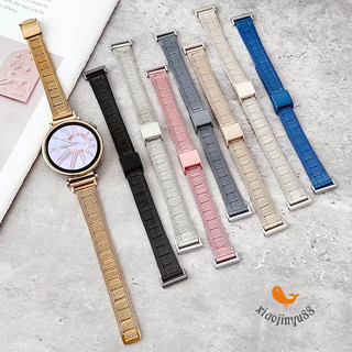 18mm 20mm 22mm適用於華為gt5表帶金屬透氣散熱網孔watch3pro手錶帶細款watch2男女款 GT2