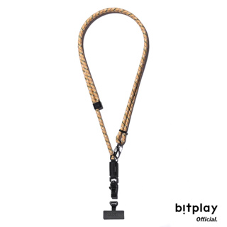 【bitplay】8mm 兩用掛繩背帶 米砂黃 (含掛繩通用墊片）