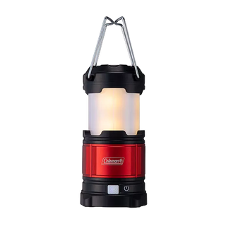 Coleman CM-36871 耐用型伸縮營燈 紅 LED燈 露營燈 拉伸式照明燈 可充電式 《臺南悠活運動家》