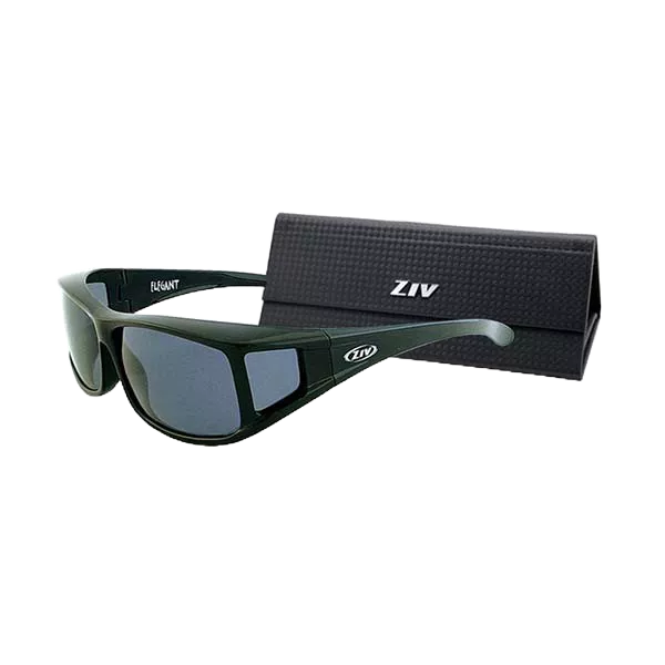 ZIV-23  S100001 ELEGANT時尚外掛兩用型太陽眼鏡 護眼偏光片 抗UV400 黑色《台南悠活運動家》
