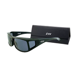 ZIV-23 S100001 ELEGANT時尚外掛兩用型太陽眼鏡 護眼偏光片 抗UV400 黑色《臺南悠活運動家》